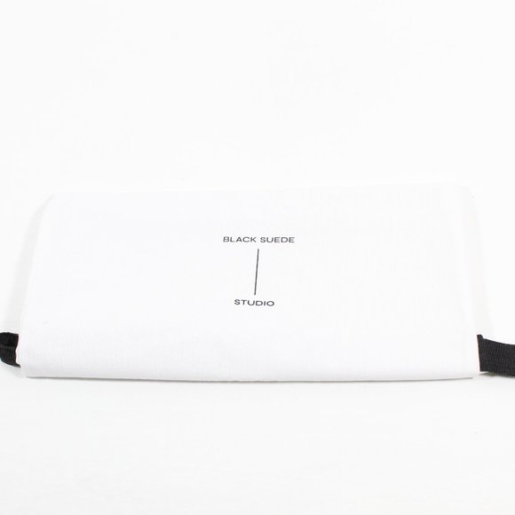 Black Suede Studio Chloe Wedge Sandal - Black Croc 36.5EU - Picture 5 of 6